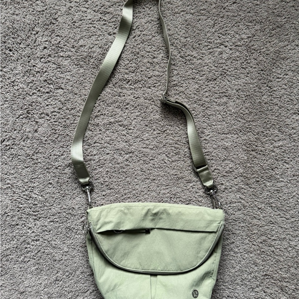 Pale Green Lululemon Festival Bag